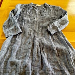 CP SHADES Chambray Blue Linen Size XS